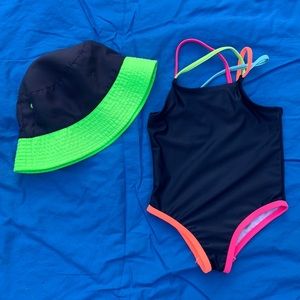Matching one Piece and Hat. 2T.